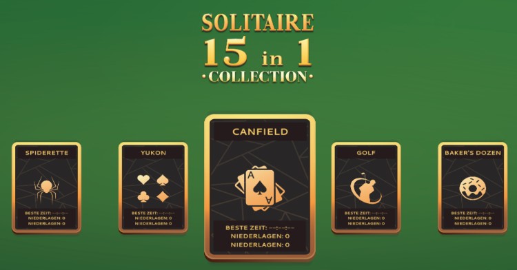 Solitaire 15 in 1